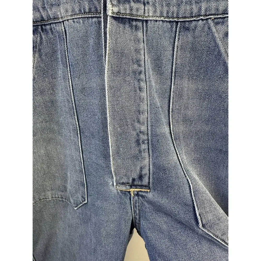 Citizens of Humanity Distressed Marta Denim Jumpsuit Blue Jean Coveralls Small - Picture 14 of 16